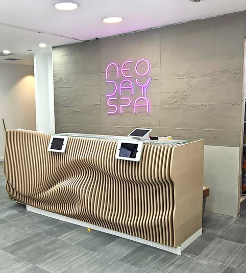 Entrance of Neo Nails Brickell Miami luxury nail salon